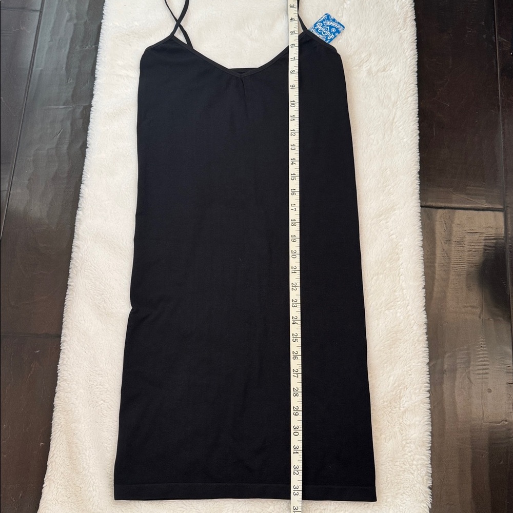 NWT Free People Black Seamless Mini Slip Size M/L - Picture 7 of 7